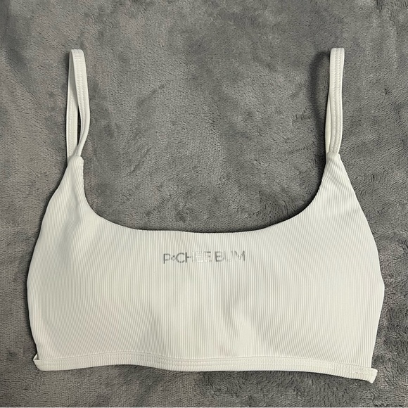 PCHEEBUM WHITE SPORTS BRA - Picture 2 of 5